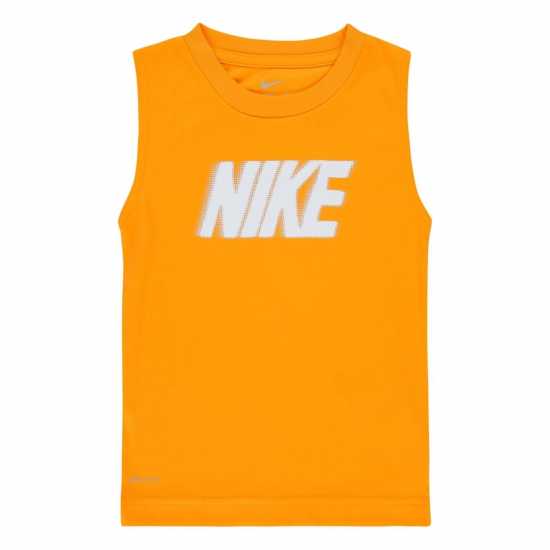 Nike Df Muscle Tee In99 Ярко оранжево Детски потници