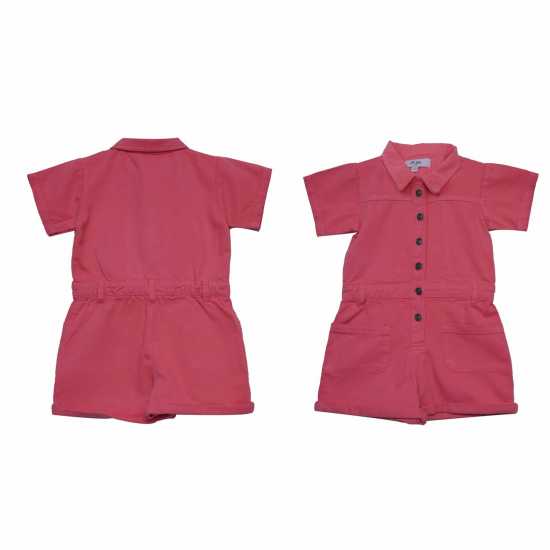 Be You Younger Girl Denim Playsuit  