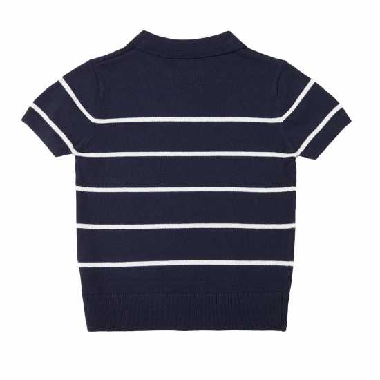 Younger Boys Stripe Knitted Polo