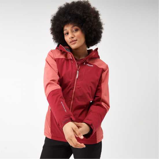 Regatta Womens Highton Iii Stretch Jacket Rumba Red/Mineral Red Дамски грейки