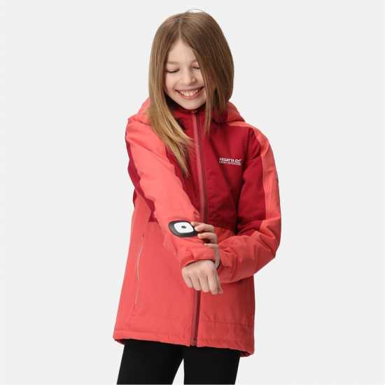 Regatta Kids Beamz Iii Jacket Mineral Red/Rumba Red Детски якета и палта
