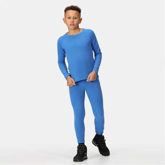 Regatta Junior Thermal Baselayer Top Strong Blue Детски основен слой дрехи