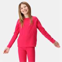 Regatta Junior Thermal Baselayer Top Pink Potion Детски основен слой дрехи