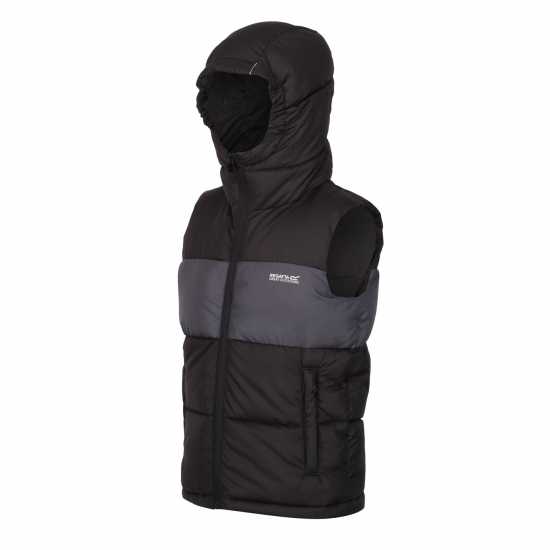 Regatta Lofthouse Bodywarmer Black/Sealgr Детски якета и палта