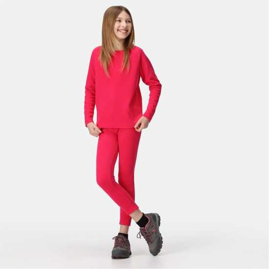 Regatta Junior Thermal Baselayer Pant Pink Potion Детски основен слой дрехи
