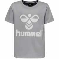 Hummel Kids' Regular Fit T-Shirt Сива меланж Hummel Kids' Regular Fit T-Shirt Сива меланж