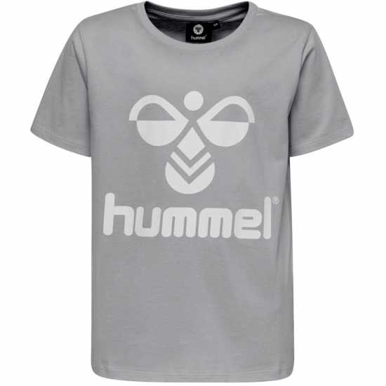 Hummel Kids' Regular Fit T-Shirt Сива меланж 