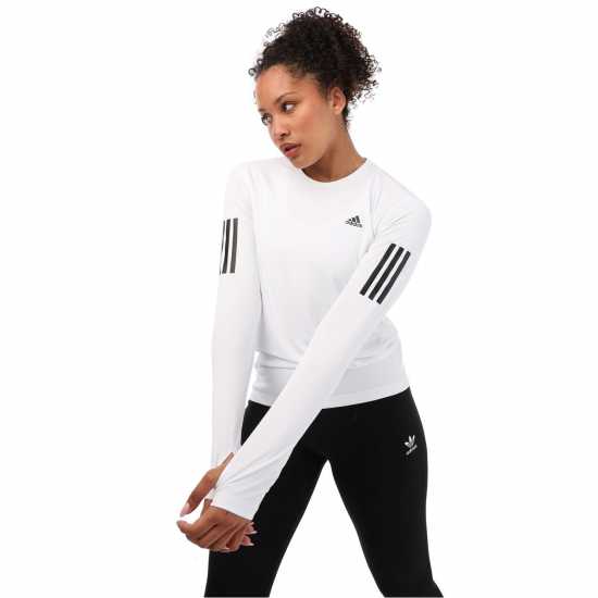 Adidas Own The Run Long Sleeve T-Shirt  Дамски тениски и фланелки