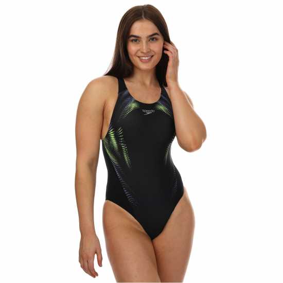 Speedo Allover Recordbreaker Swimsuit  Дамски бански