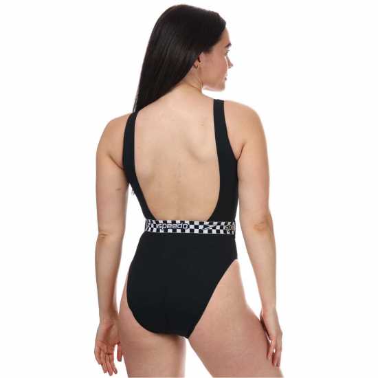 Speedo Belted Deep U-Back Swimsuit  Дамски бански