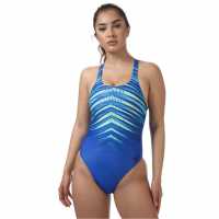 Speedo Digital Placement Medalist Swimsuit  Дамски бански