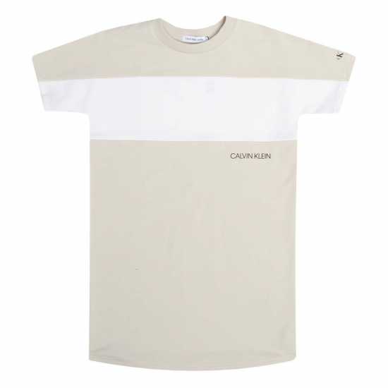 Calvin Klein Рокля-Риза Colourblock T-Shirt Dress  Детски поли и рокли