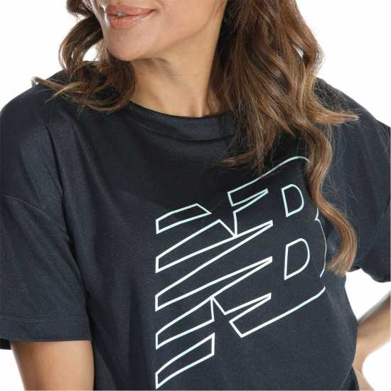 New Balance Achiever Mesh Graphic T-Shirt  Дамски тениски и фланелки