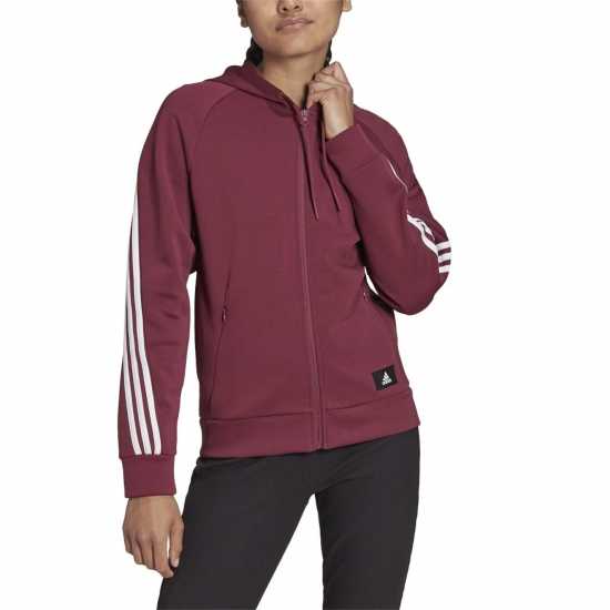 Adidas Спортно Горнище Future Icons 3-Stripes Hooded Track Top  - Дамски суичъри и блузи с качулки