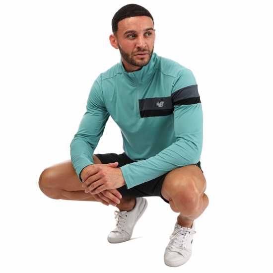New Balance Accelerate Half Zip Top  Мъжки дрехи за фитнес