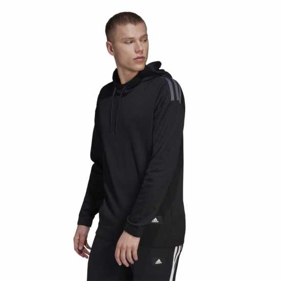 Adidas Trvl 3-Stripes Hoody  Мъжко облекло за едри хора