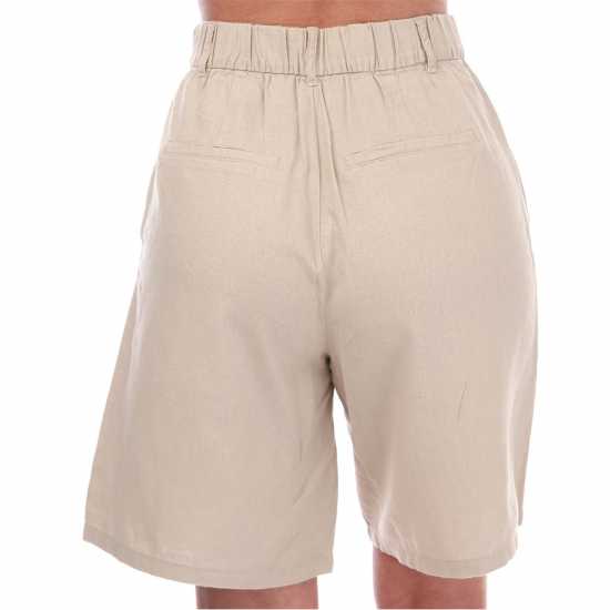 Only Caro High Waist Linen Shorts  Дамски къси панталони