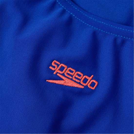 Speedo Colourblock Spiritback Swimsuit  Детски бански и бикини