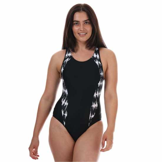 Speedo Allover Panel Laneback Swimsuit  Дамски бански