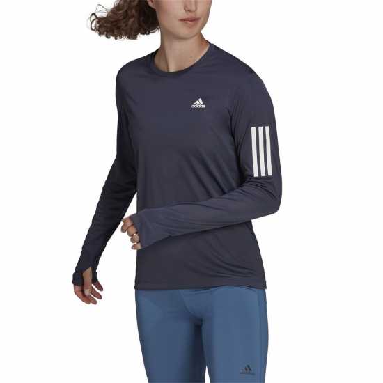 Adidas Own The Run Long-Sleeve Top  Дамски тениски и фланелки