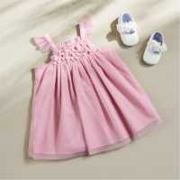 Kids' Sequin Strappy Square Neck Mini Dress  