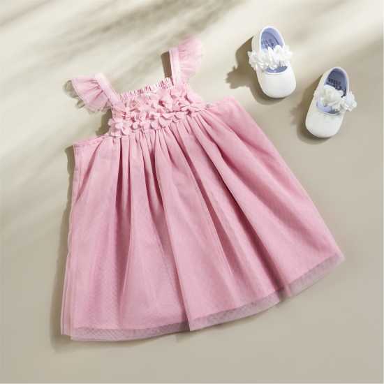 Kids' Sequin Strappy Square Neck Mini Dress  