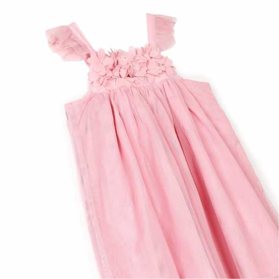 Kids' Sequin Strappy Square Neck Mini Dress  