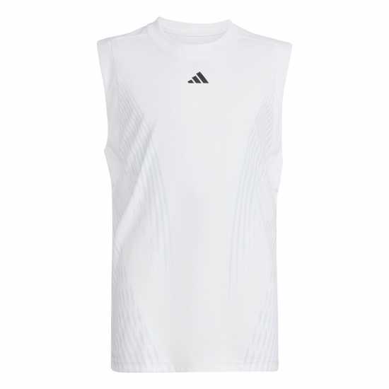 Adidas Детски Потник Tennis Pro Tank Top Juniors Бяло Бадминтон