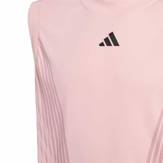 Бадминтон Adidas Детски Потник Tennis Pro Tank Top Juniors Розово Adidas Детски Потник Tennis Pro Tank Top Juniors Розово Бадминтон