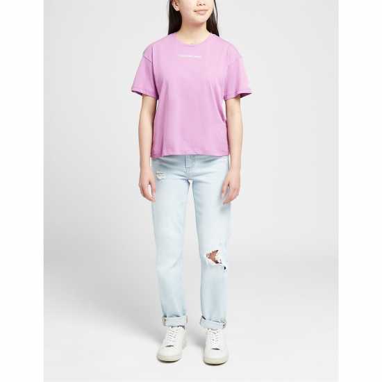 Calvin Klein Boc Logo T-Shirt  - Детски тениски и фланелки