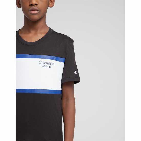 Calvin Klein Stack Block T-Shirt  Детски тениски и фланелки