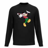 Disney One More Sleep Mickey Mouse Sweater Black Детски горнища и пуловери