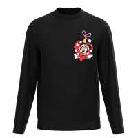Disney Minnie Mouse Love Heart Bauble Sweater  Детски горнища и пуловери