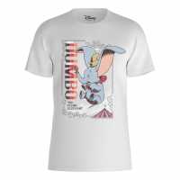 Disney Dumbo Flying T-Shirt White Дамски стоки с герои