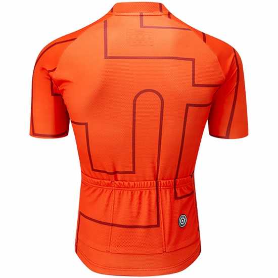 Mens Club Jersey Pattern,  Blood Orange  Облекло за колоездене
