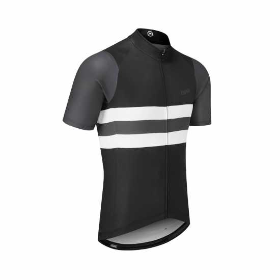 Mens Tempo Jersey Block Stripe,  Black/carbon Grey  Облекло за колоездене