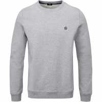 Mens Roundel Printed Sweatshirt,  Grey Marl