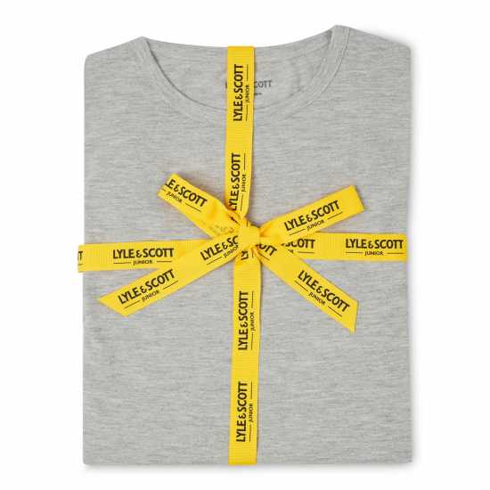 Lyle And Scott Kids' Short-Sleeve Pyjama Sets Сиво/Черно 