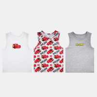Character Kids Graphic Crew Neck 3 Pack Vests  