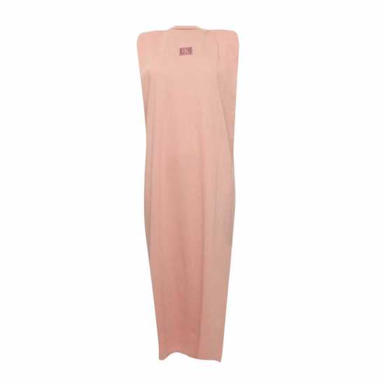 Calvin Klein Рокля Жарсе Padded Shoulder Jersey Dress  Дамски поли и рокли