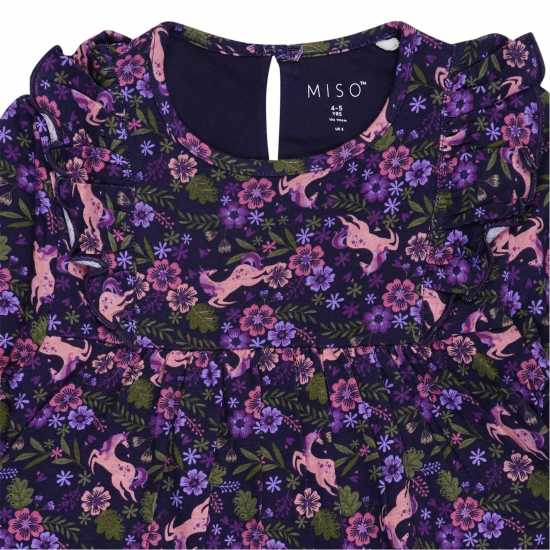 Miso Рокля Жарсе Floral Jersey Dress Miso Рокля Жарсе Floral Jersey Dress