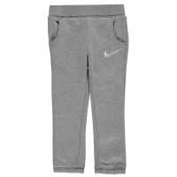 Nike Swoosh Fleece Pants Infants Сиво Детски долнища на анцуг