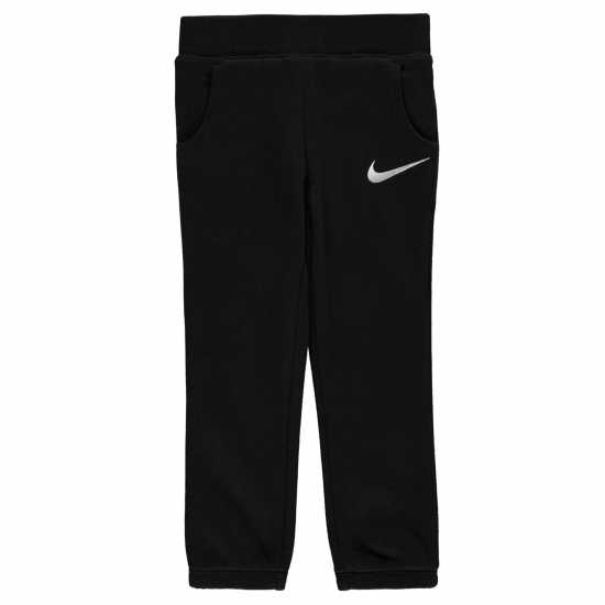 Nike Swoosh Fleece Pants Infants Black Детски полар