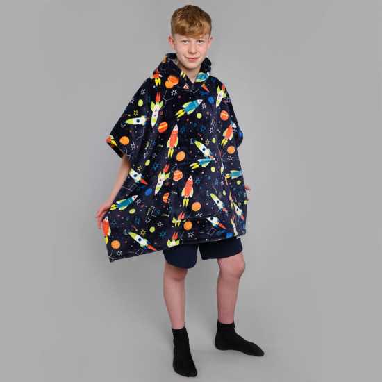 Kids Wearable Snuggle Throw Fleece Poncho  Детски якета и палта