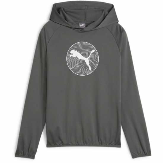 Puma Active Sports Hoodie Infants Сиво Детски суитчъри и блузи с качулки