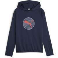 Puma Active Sports Hoodie Infants Морска синьо Детски суитчъри и блузи с качулки