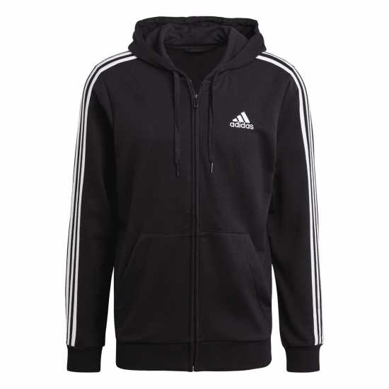 Adidas Essentials 3-Stripes Full-Zip Hoodie  