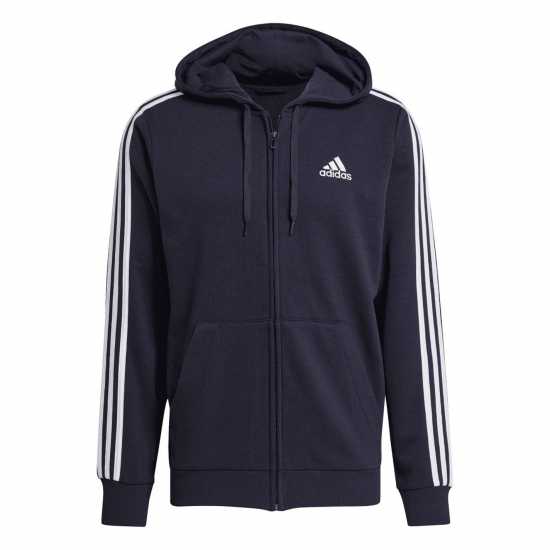 Adidas Essentials 3-Stripes Full-Zip Hoodie  