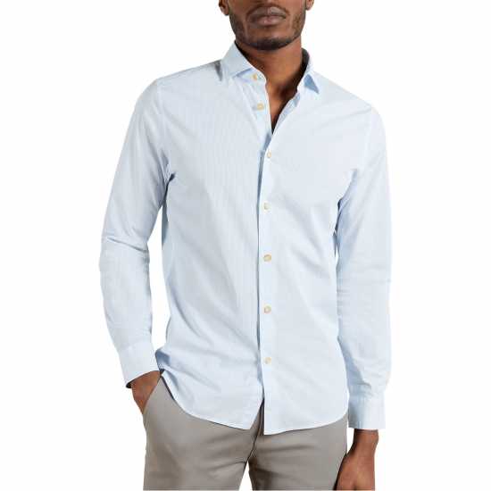 Ted Baker Men's Short-Sleeve Plain Shirt  