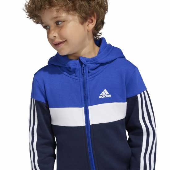 Детски спортни екипи Adidas Kids Tiberio Colorblock Fleece Tracksuit Kids Adidas Kids Tiberio Colorblock Fleece Tracksuit Kids Детски спортни екипи